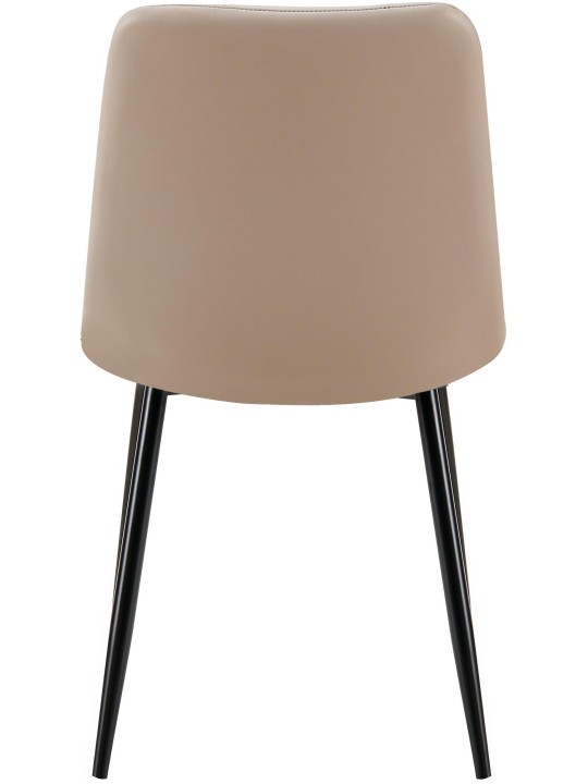 Scaun sufragerie Antibes piele artificială, taupe Scaun sufragerie Antibes piele artificială, taupe