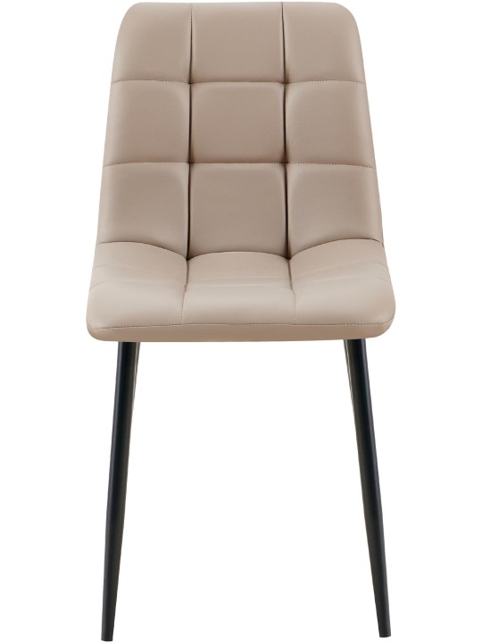 Scaun sufragerie Antibes piele artificială, taupe Scaun sufragerie Antibes piele artificială, taupe