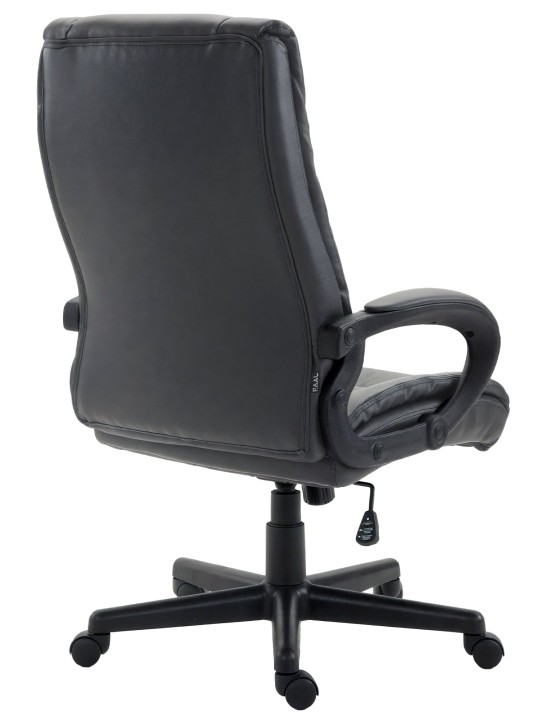 Scaun de birou XL Sparta piele artificială, negru