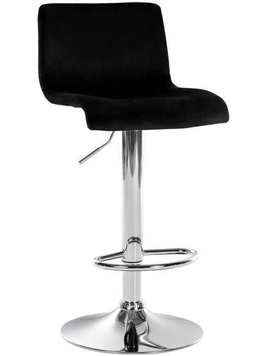 Scaun de bar Hoover catifea C, negru