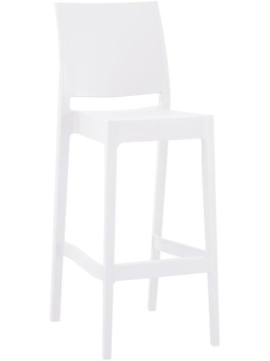 Scaun de bar Flamur, alb Scaun de bar Flamur, alb