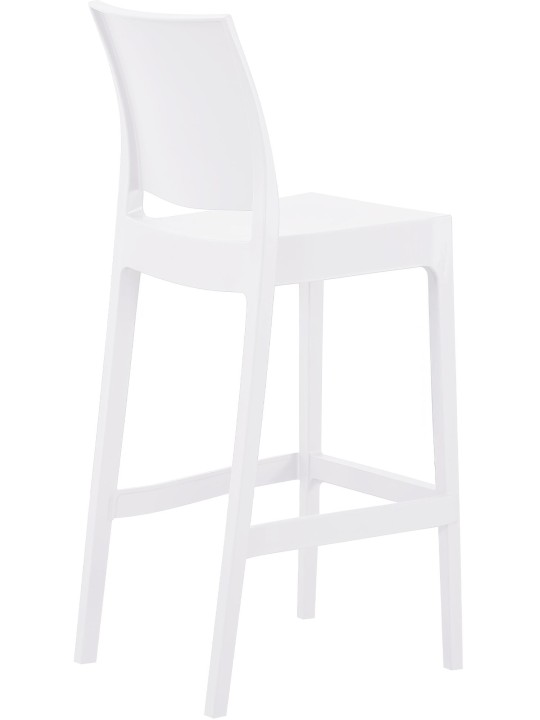 Scaun de bar Flamur, alb Scaun de bar Flamur, alb