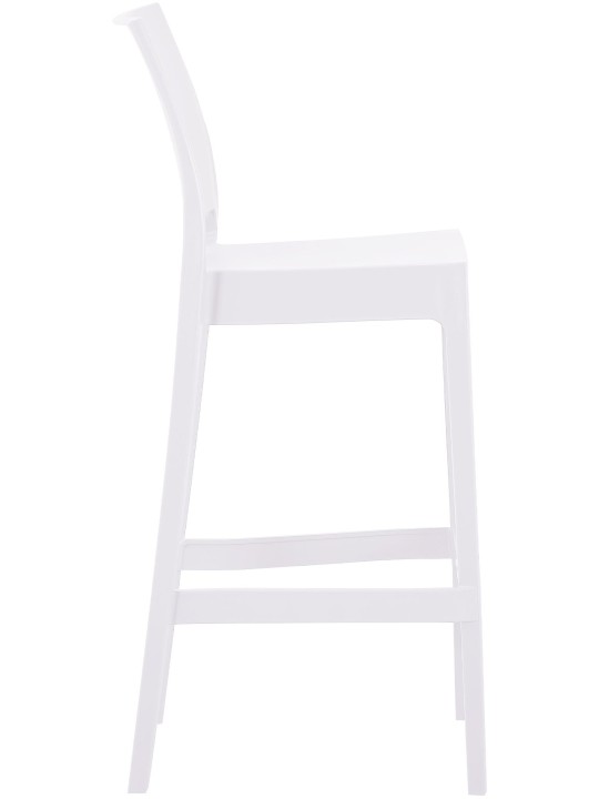 Scaun de bar Flamur, alb Scaun de bar Flamur, alb