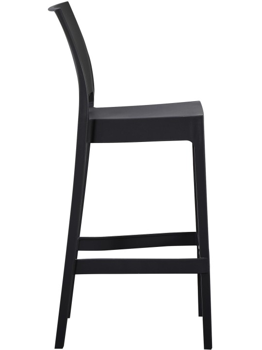 Scaun de bar Flamur, negru