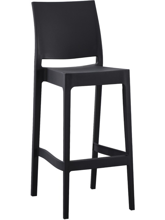 Scaun de bar Flamur, negru