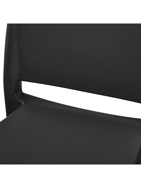 Scaun de bar Flamur, negru