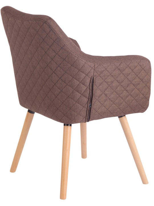 Scaun de sufragerie Gent material natura, maro Scaun de sufragerie Gent material natura, maro