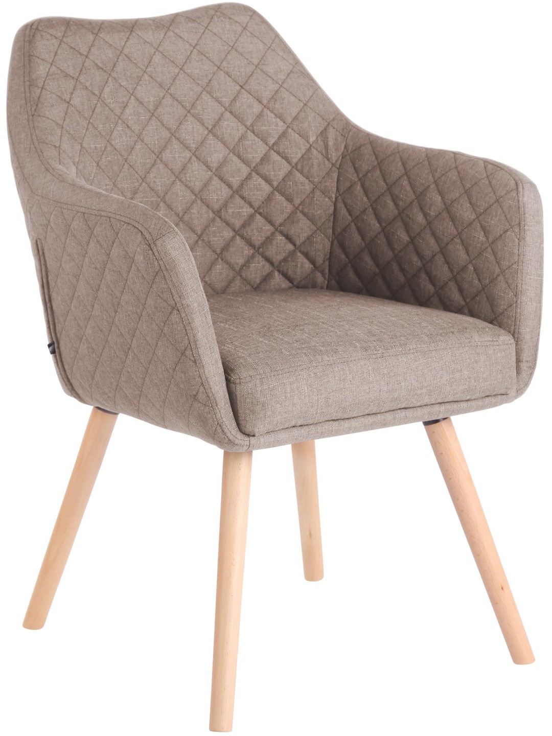Scaun sufragerie Gent material natura, taupe
