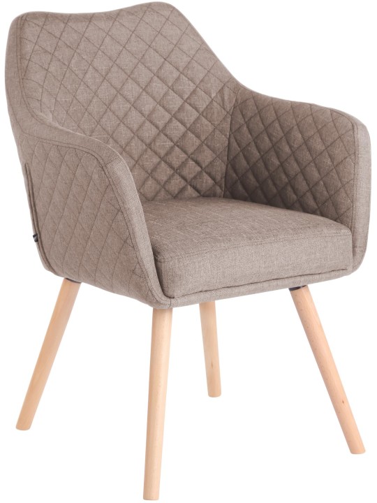 Scaun sufragerie Gent material natura, taupe Scaun sufragerie Gent material natura, taupe
