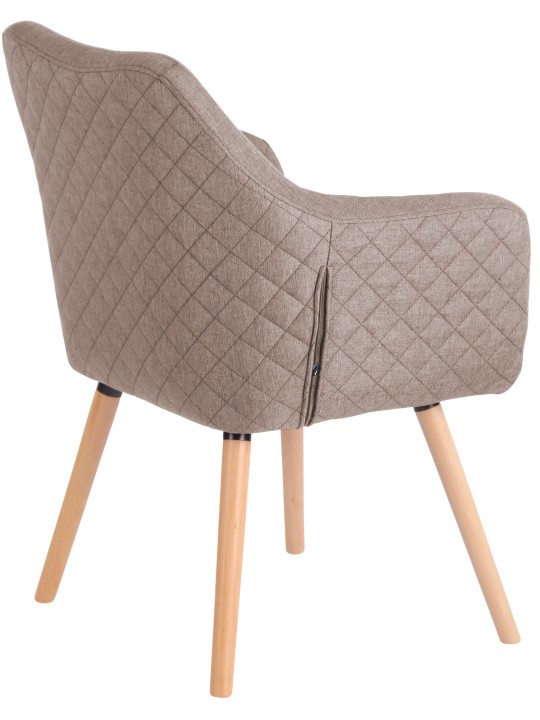 Scaun sufragerie Gent material natura, taupe Scaun sufragerie Gent material natura, taupe
