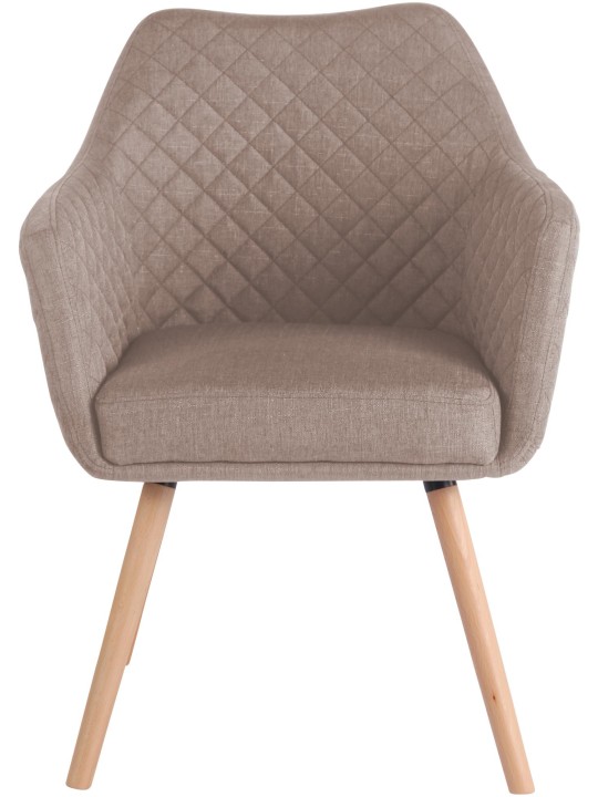 Scaun sufragerie Gent material natura, taupe Scaun sufragerie Gent material natura, taupe