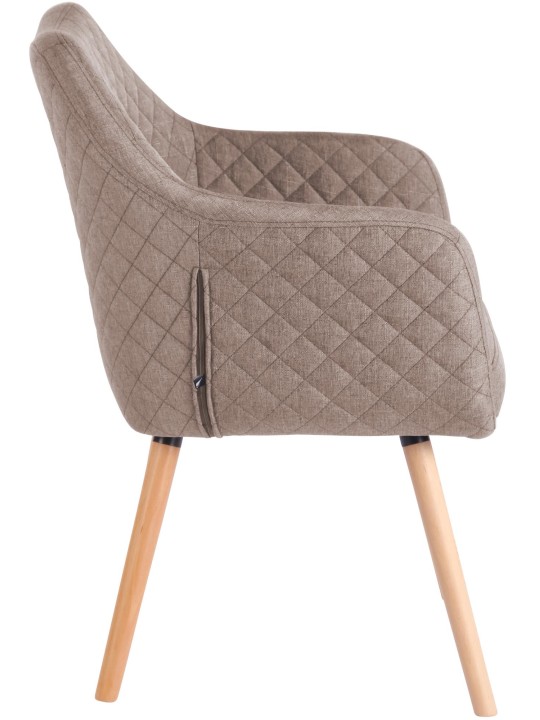 Scaun sufragerie Gent material natura, taupe Scaun sufragerie Gent material natura, taupe