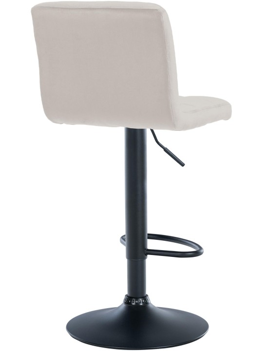 Scaun de bar catifea Peru, crem Scaun de bar catifea Peru, crem