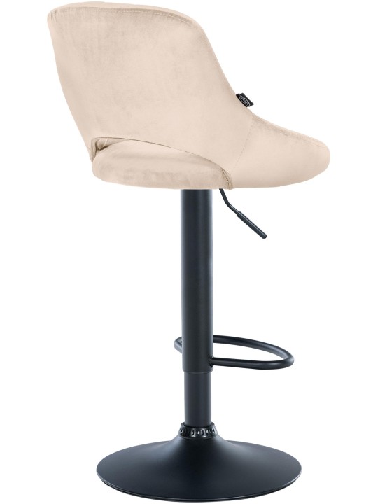 Scaun bar Milet catifea, crem Scaun bar Milet catifea, crem