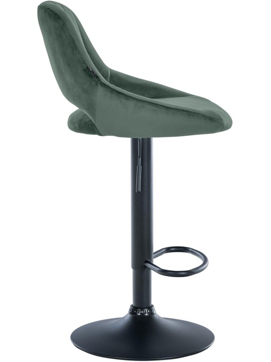 Scaun bar Milet catifea, verde