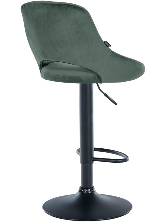 Scaun bar Milet catifea, verde