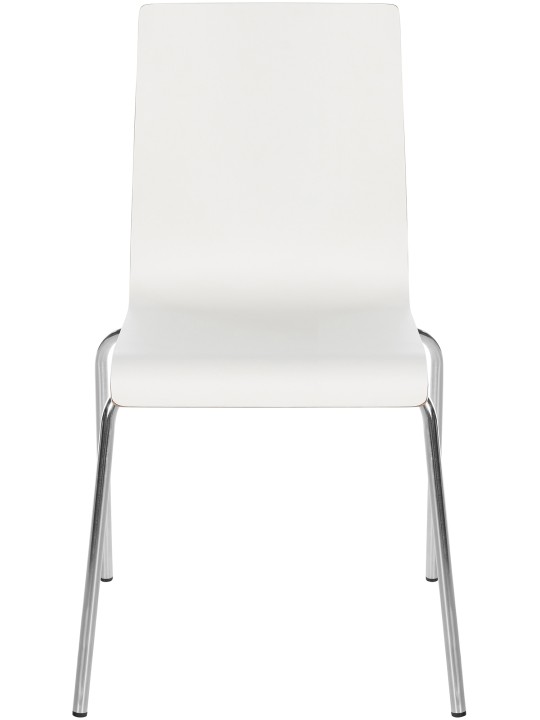 Set de 4 scaune pentru vizitatori Gahanna, alb Set de 4 scaune pentru vizitatori Gahanna, alb