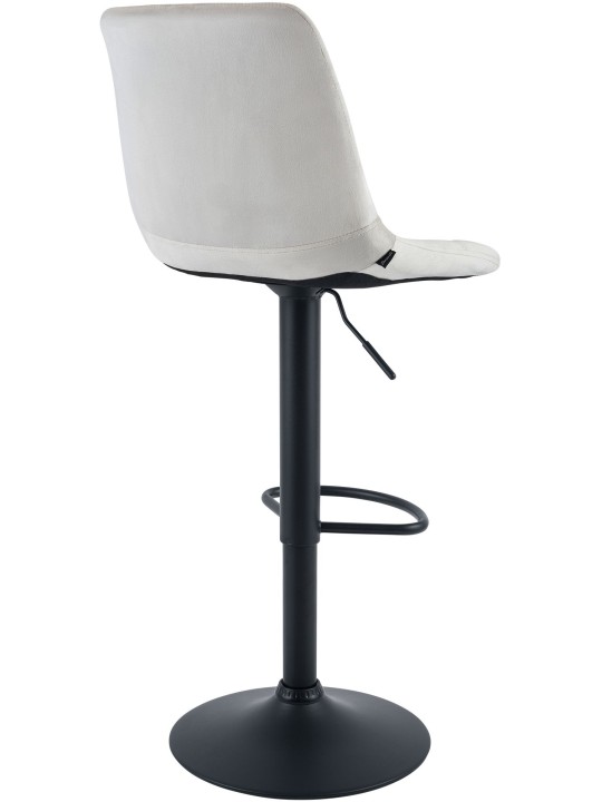 Scaun de bar Mapun catifea, crem Scaun de bar Mapun catifea, crem