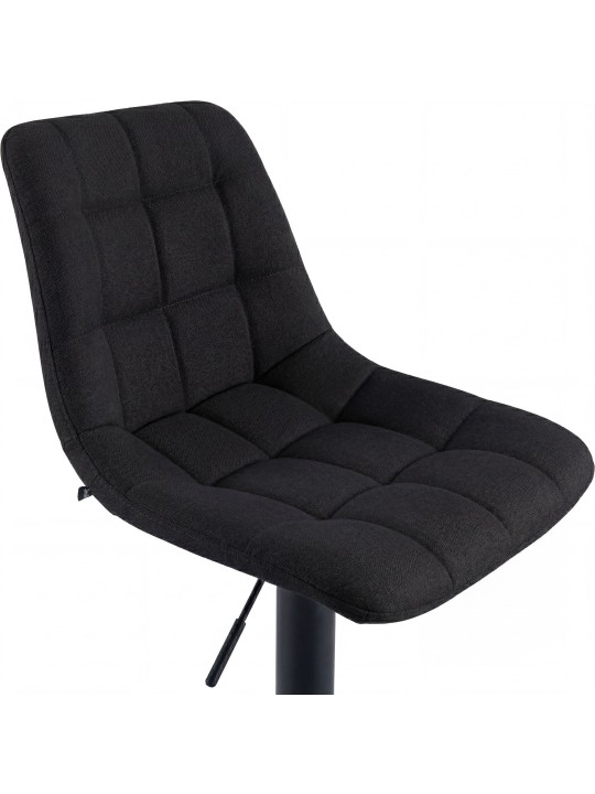 Scaun de bar Mapun material textil, negru Scaun de bar Mapun material textil, negru