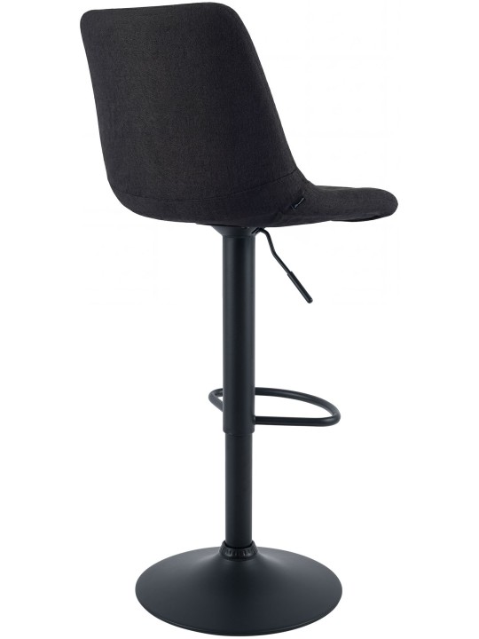 Scaun de bar Mapun material textil, negru Scaun de bar Mapun material textil, negru