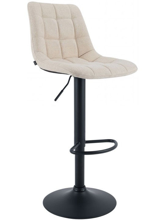 Scaun de bar Mapun material textil, crem Scaun de bar Mapun material textil, crem