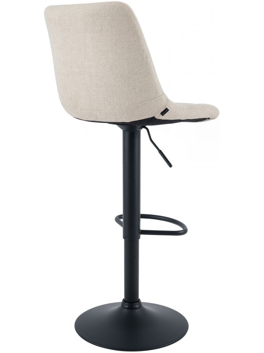 Scaun de bar Mapun material textil, crem Scaun de bar Mapun material textil, crem