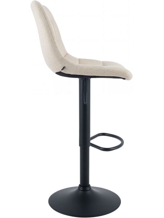 Scaun de bar Mapun material textil, crem Scaun de bar Mapun material textil, crem