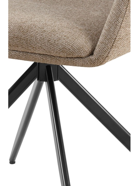 Set 2 scaune de sufragerie Olema material textil, taupe Set 2 scaune de sufragerie Olema material textil, taupe