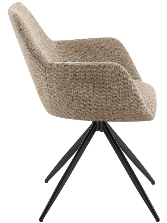 Set 2 scaune de sufragerie Olema material textil, taupe Set 2 scaune de sufragerie Olema material textil, taupe