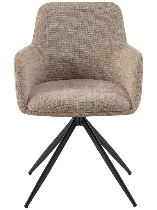 Set 2 scaune de sufragerie Olema material textil, taupe Set 2 scaune de sufragerie Olema material textil, taupe