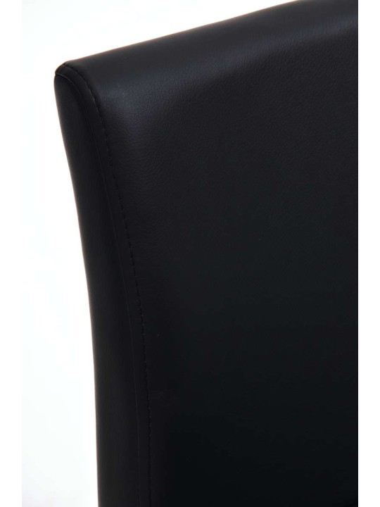 Scaun de bar Panama E imitatie piele, negru