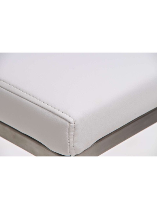 Scaun de bar Panama E imitatie piele, alb Scaun de bar Panama E imitatie piele, alb