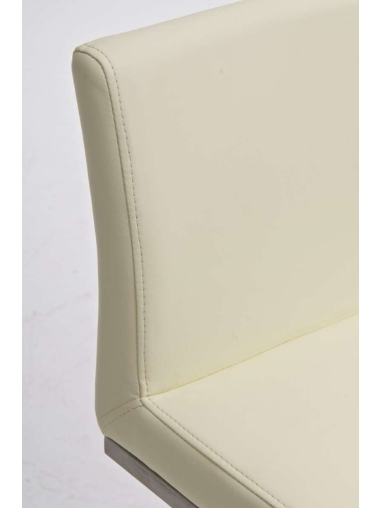 Scaun de bar Panama E imitatie piele, crem Scaun de bar Panama E imitatie piele, crem