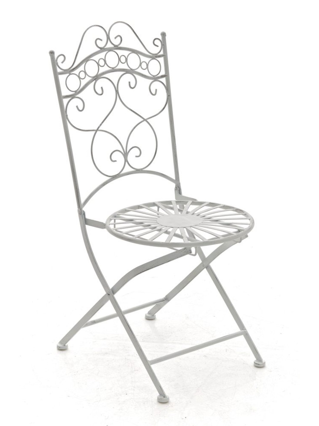 Scaun Indra, alb antic