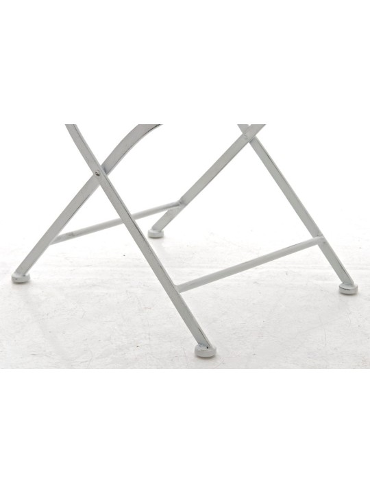 Scaun Indra, alb antic