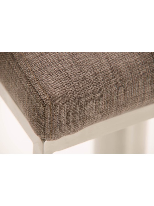 Scaun de bar Panama E stofa, gri