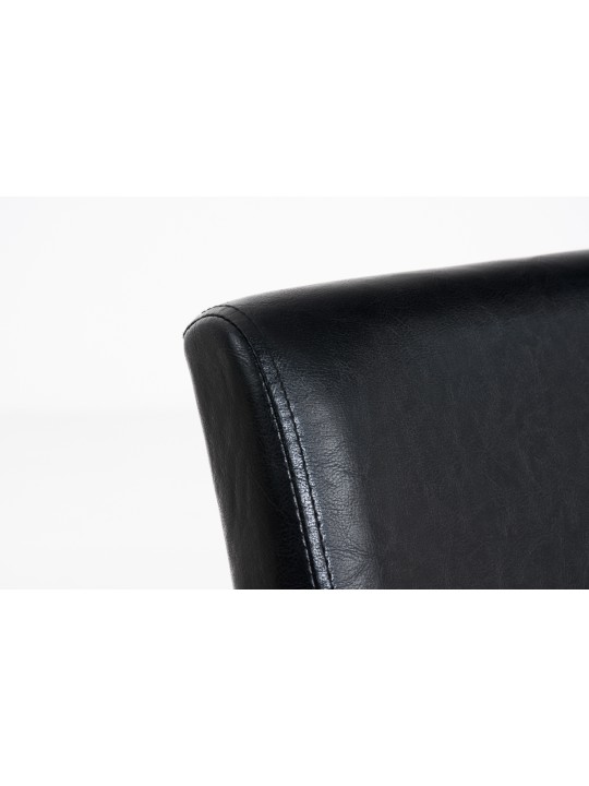 Scaun de sufragerie Ina maro inchis, negru