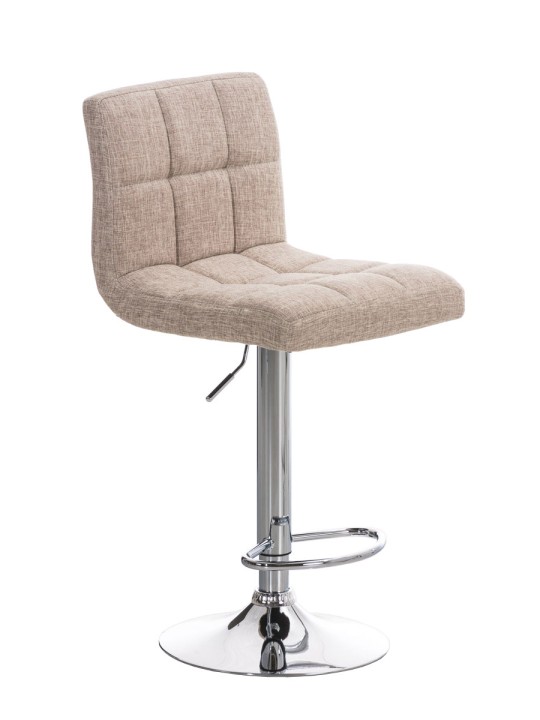 Scaun de bar Peru FABRIC C, crem