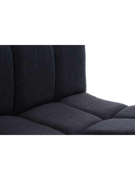 Scaun de bar Peru FABRIC C, negru