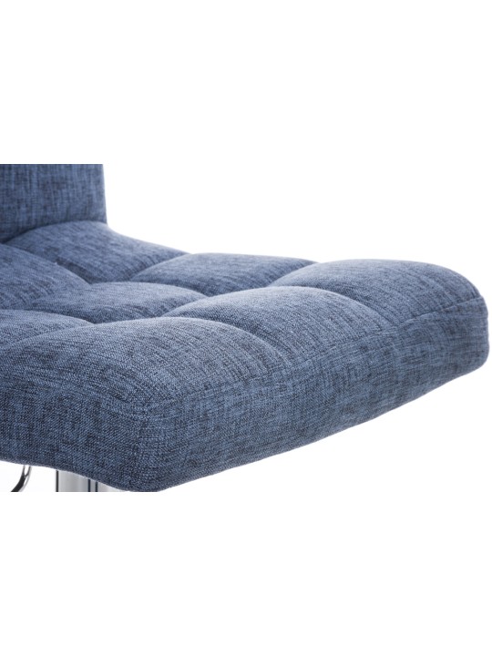 Scaun de bar Peru FABRIC C, albastru