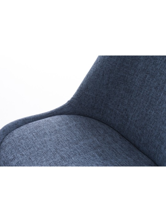 Scaun Pegleg material rotund natural, albastru Scaun Pegleg material rotund natural, albastru