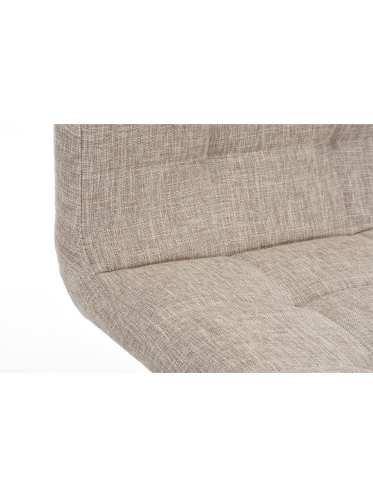 Scaun de bar tesatura Lincoln, crem