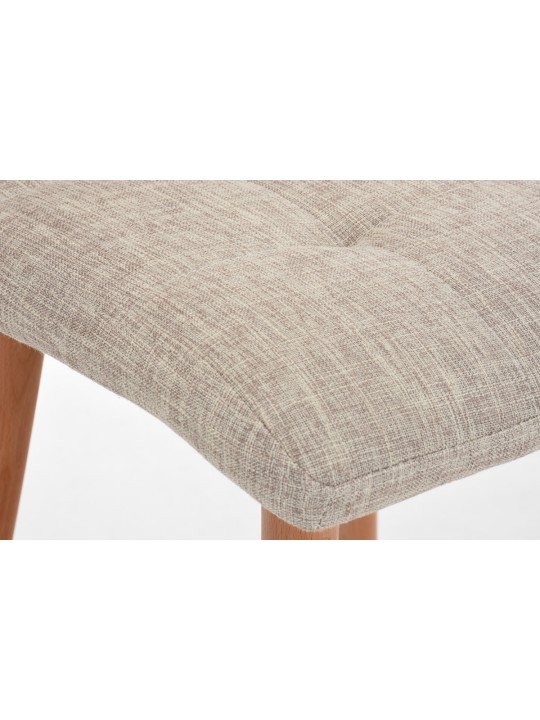 Scaun de bar tesatura Lincoln, crem