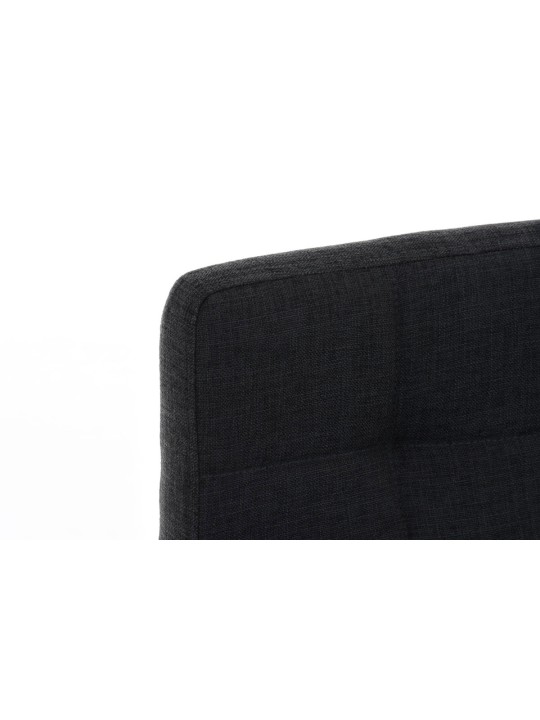 Scaun de bar tesatura Lincoln, gri închis