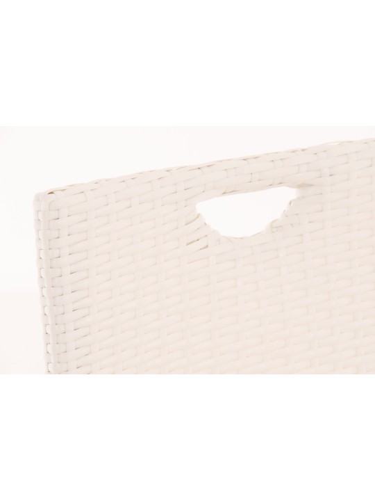 Scaun de bar Mari crem, alb