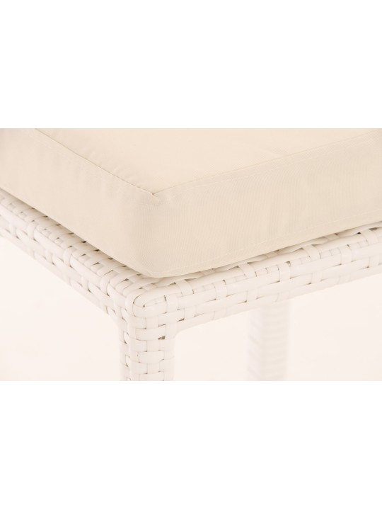 Scaun de bar Mari crem, alb