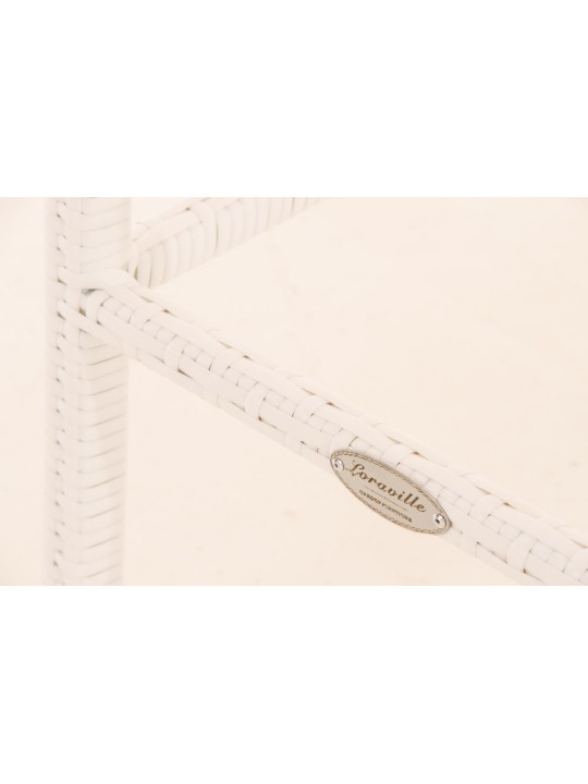 Scaun de bar Mari crem, alb