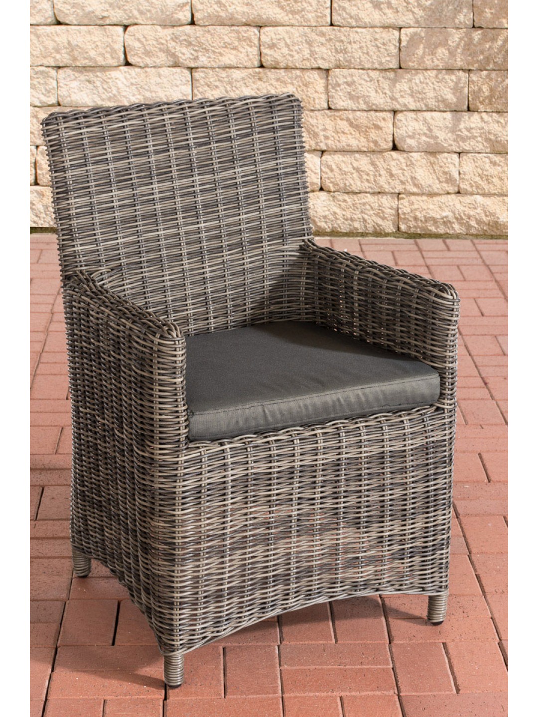 Scaun Fontana / Sankt Marlo Antracit 5mm, gri melanj