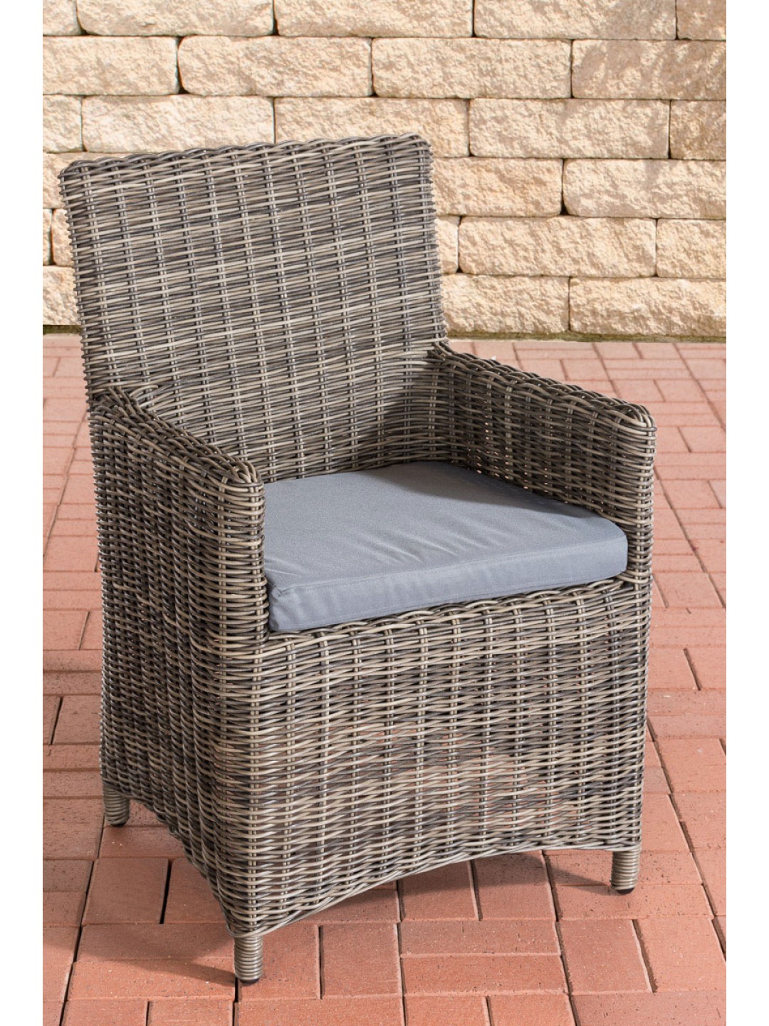 Scaun Fontana / Sankt Marlo Iron Grey 5mm, gri melanj