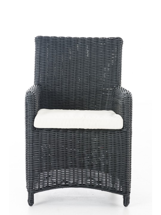 Scaun Fontana / Saint Marlo Cream 5mm, negru